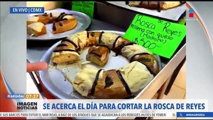 Panadería de Zacatlán, en Coyoacán, CDMX, vende rosca de reyes rellena de queso