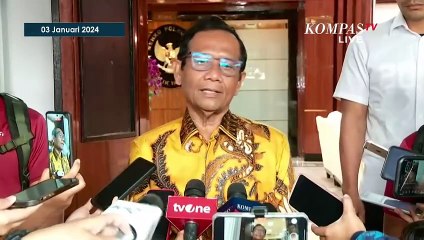 Download Video: Menko Polhukam Mahfud MD Ungkap Perintah Jokowi ke TNI, Polri dan ASN soal Pemilu 2024