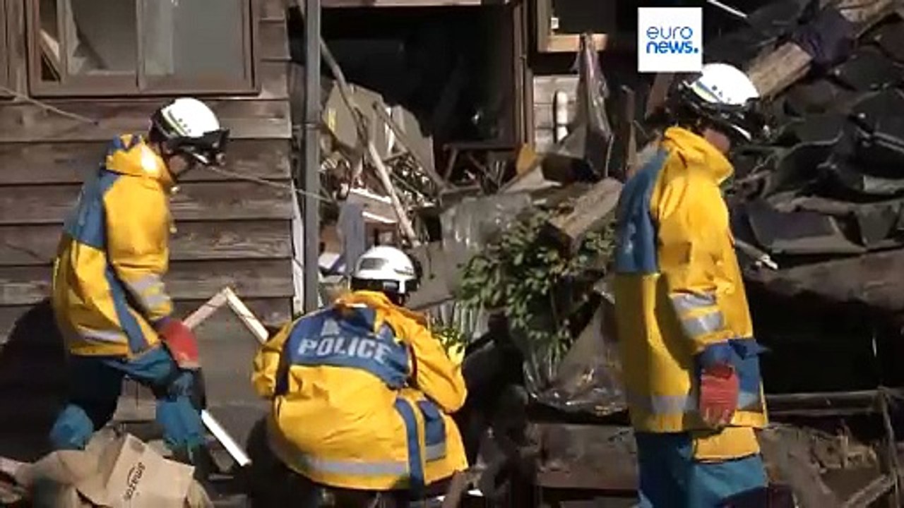 Au Japon, 84 morts et des dizaines de disparus après le séisme du Nouvel An