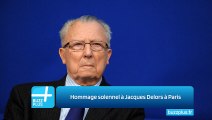 Hommage solennel à Jacques Delors à Paris