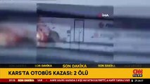 Yolcu otobüsü kaza yaptı: Ölü ve yaralılar var!