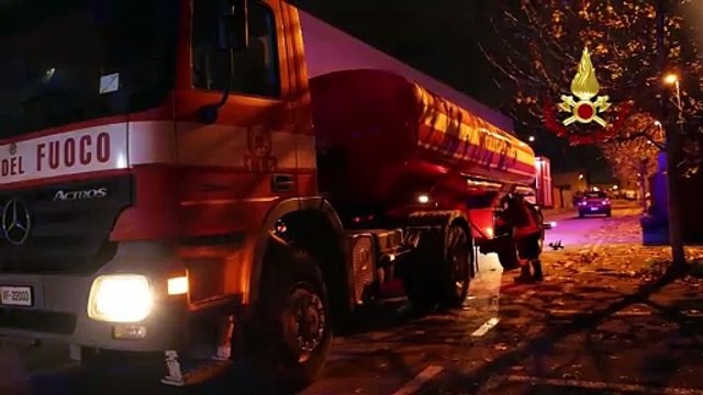 Firenze, grosso incendio in via Curzio Malaparte