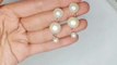 simple pearl Earrings  Daily wear earrings #youtubeshorts #shorts