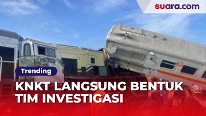 KNKT Bentuk Tim Investigasi Langsung Cek Lokasi Tabrakan KA Turangga vs Kereta Bandung Raya