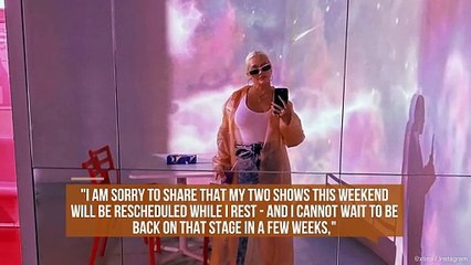 Christina Aguilera postpones shows due to illness