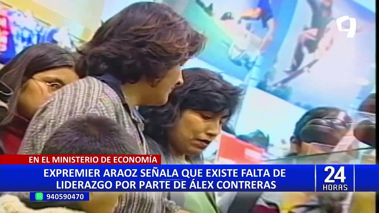 Mercedes Aráoz: Existe falta de liderazgo por parte de Alex Contreras en el Ministerio de Economía