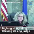 Lalaking hinahatulan, may dadag-asunto dahil sa ginawa niya sa judge | GMA Integrated Newsfeed