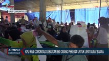 KPU Kabupaten Gorontalo Libatkan 360 Orang Untuk Sortir dan Lipat Surat Suara