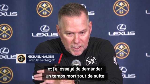 Nuggets - Malone raconte l'incroyable buzzer beater de Jokic : Il a exécuté l'action à la perfection