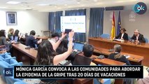 Mónica García convoca a las comunidades para abordar la epidemia de la gripe tras 20 días de vacaciones