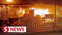 16 stalls at Penang hawker centre destroyed in blaze