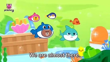 Baby Shark- The Thinker Whats the Matter- Baby Shark Potty Song LINE Friends - Pinkfong