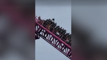 Watch: Riders trapped on one of world’s tallest rollercoasters after scarf gets stuck in wheel