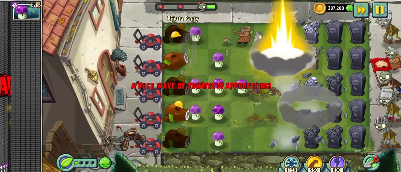 Plants vs Zombies 2 in Pinata Party Daily Event(5 January'24)