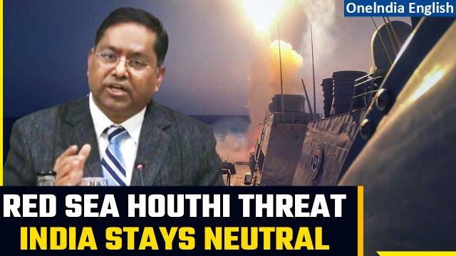 Red Sea attacks: India says it's not part of international coalition against Houthis |Oneindia News
