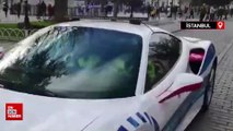 Polis otosu olan suç örgütünün lüks araçları İstanbul sokaklarında devriyede