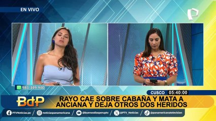 Cusco: rayo impacta en cabaña y termina matando a una anciana