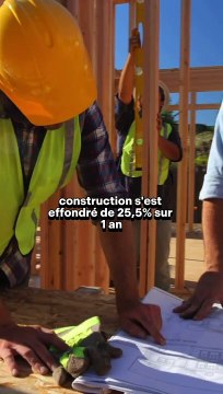 Les ouvertures de chantier de logements individuels ont chuté de 25,2 % sur 1 an