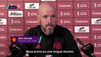 Ten Hag évoque "une réunion constructive avec les nouveaux propriétaires"