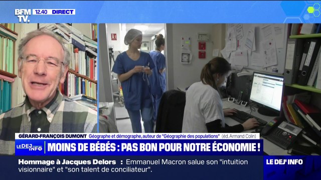 Gérard-François Dumont, géographe et démographe, sur la baisse de natalité en France: La création de richesse en France est dépendante de la population active