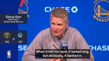 Kerr not surprised by Jokic's stunning game-winner