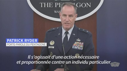 Les Etats-Unis à l'origine de la frappe qui a tué en Irak le chef d'une faction pro-iranienne