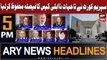 ARY News 5 PM Headlines 5th January 2024 | Supreme Court - Big News