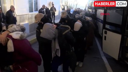 Mossad casusları adliyeye sevk edildi! TEM polislerinin maske ve eldiven kullanmaları dikkat çekti