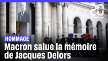 Macron rend hommage à Delors qui a « réconcilié l’Europe avec son avenir »