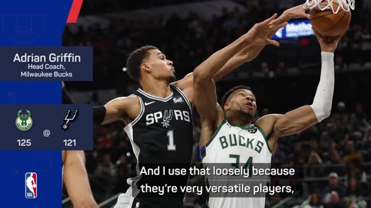 'Fun to watch!' - giants clash as Giannis meets Wembanyama