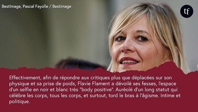Flavie Flament dévoile ses fesses de femme de 50 ans (et c'est politique !)