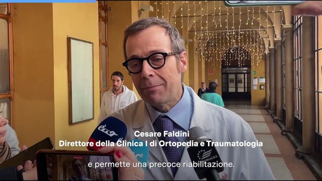 Attaccato da uno squalo, Matteo in cura dal professor Cesare Faldini del Rizzoli
