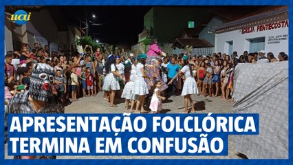 Descargar video: Apresentação de grupo folclórico termina em confusão envolvendo pastor