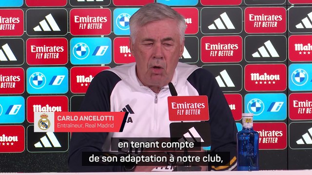 Ancelotti : Il est évident que pour nous, Bellingham est le meilleur
