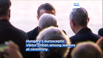 EU leaders pay final tribute to Jacques Delors