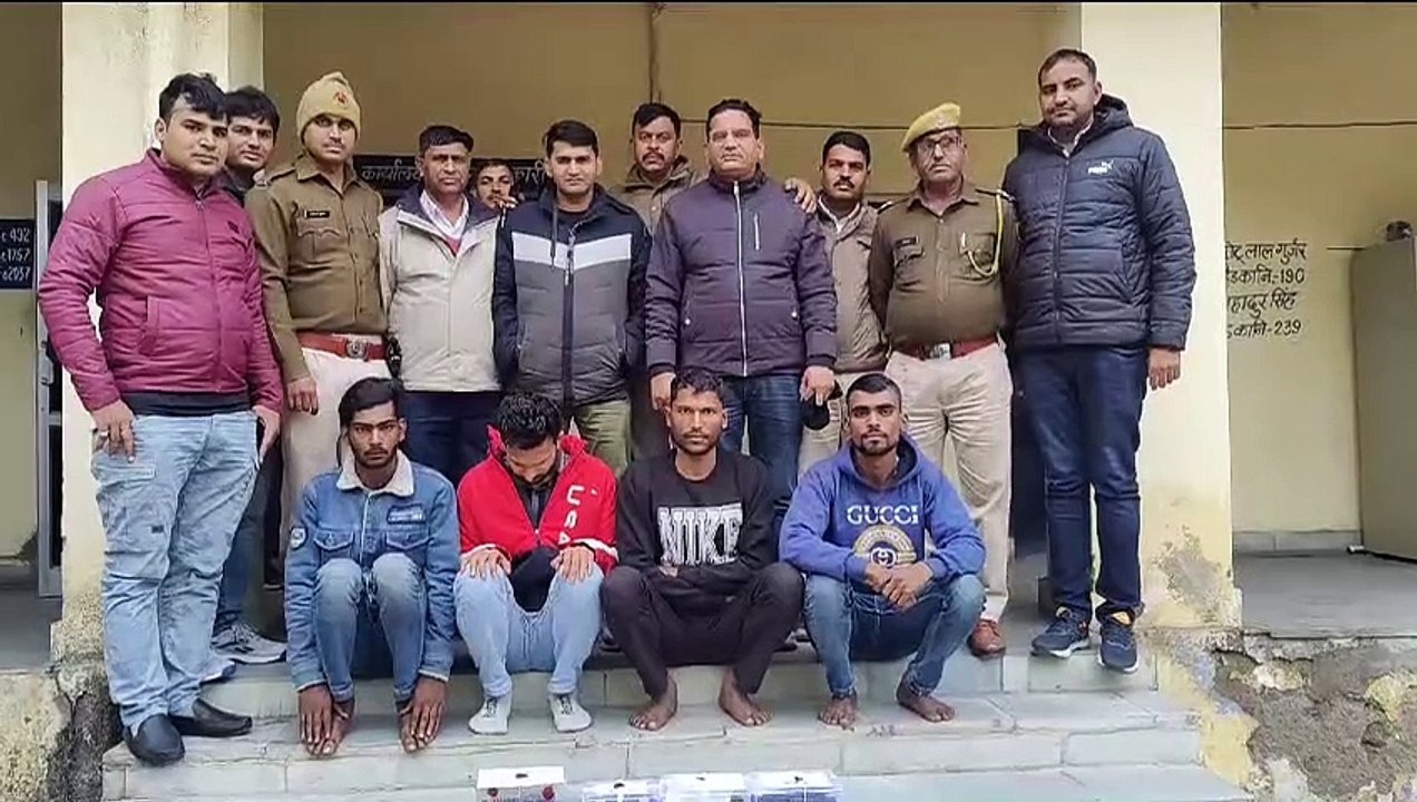 शातिर अपराधी चढ़े पुलिस के हत्थे, कोटा शहर के कई थानों में दर्ज हैं संगीन अपराध के प्रकरण