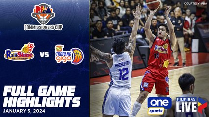 Rain or Shine wins 5th straight at the expense of struggling TNT