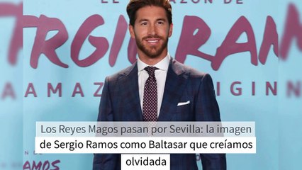 Télécharger la video: Los Reyes Magos pasan por Sevilla: la imagen de Sergio Ramos como Baltasar que creíamos olvidada