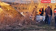 Bursa'da eğitim uçağı mecburi iniş yaptı: Pilot hafif yaralı