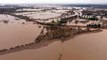 Flooding in central England following Storm Henk