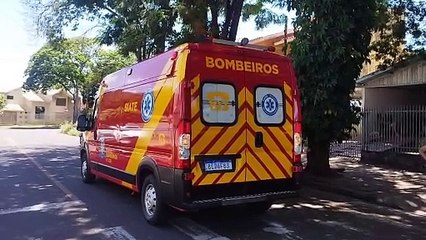 Adolescente sem habilitação e com moto "B.O" provoca acidente em cruzamento de Umuarama