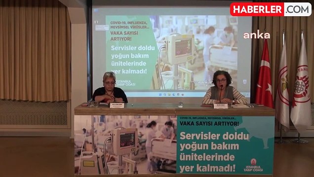 İstanbul Tabip Odası: Mevsimsel Enfeksiyonlar ve Covid-19 Nedeniyle Yoğun Bakımlarda Ciddi Bir Kriz Yaşanıyor.