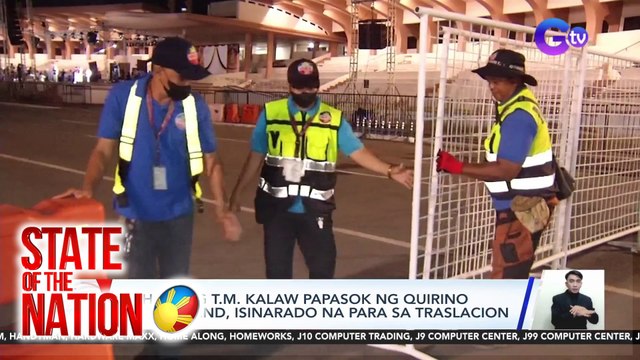 Bahagi ng T.M. Kalaw papasok ng Quirino Grandstand, isinara na para sa Traslacion | SONA