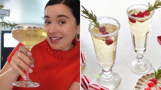How to Make White Christmas Mimosas