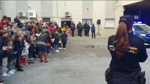 Los Reyes Magos visitan la comisaría provincial de Ciudad Real