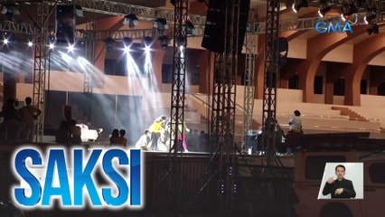 Ilang nagbabantay sa Quirino Grandstand, 24 oras na ang duty ngayong bisperas ng pahalik | Saksi