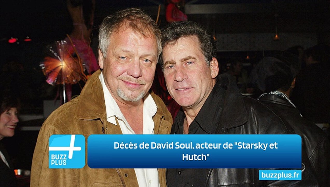 Décès de David Soul, acteur de "Starsky et Hutch"