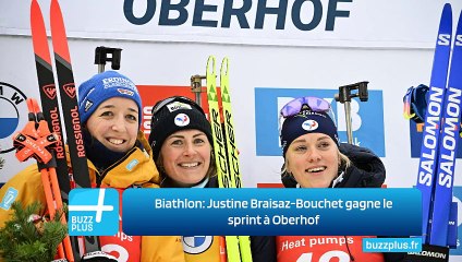 Biathlon: Justine Braisaz-Bouchet gagne le sprint à Oberhof