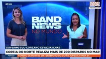 Coreia do Norte realiza mais de 200 disparos no mar | BandNews TV