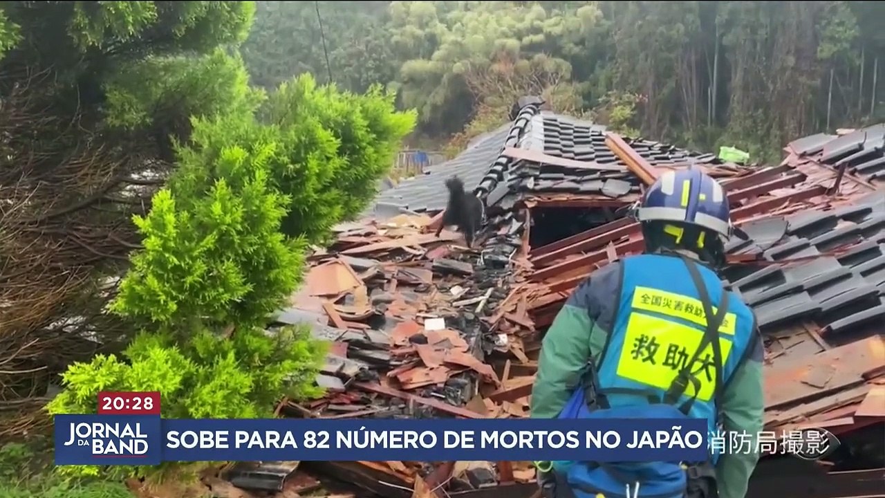 Número de mortos no terremoto no Japão sobe para 82